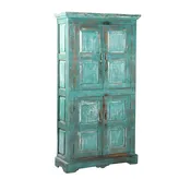 Antique Teal Cabinet | Asia West