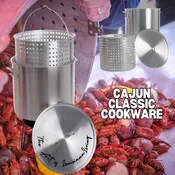 BOILING POT – STOCK POT – WITH BASKET – 20, 24, 40. 60, 80, 100, 120 QT