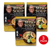 Premium Miso Soup 3-Pack Chunky Mushroom - 3 bags