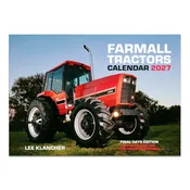 2027 IH Farmall Tractor Calendar
