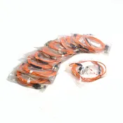 (11) NEW Siecor Optical Cable 04/100-62.5/125 Micron Duplex FMIC-7777 SC to SC