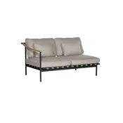 Barlow Tyrie Around Deep Seating Double Module - Teak (L) Arm