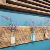 Upcycled Barn Board Wall Vases
