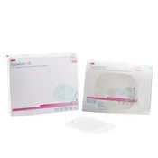 3M 1668 Tegaderm I.V. Transparent Film Dressing with Adhesive-Free Window, 4¾x 4¾ Inch