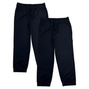 Boy Jogger School Uniform or Everyday Wear Pants with Draw Strings 4-16 JG05 Black 2Pack