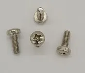409-013-919-Q500 Screw, M6x16, Pan Head, DIN7985, Steel, Nickel