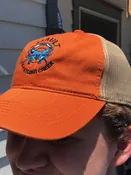 HAT: "New Logo" Assault on Patcong Creek Ball Cap -Texas Orange w/soft beige mesh back, unstructured