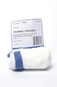 Dukal Sterile X-Ray Detectable 8 Ply Cotton Vaginal Packing 4X36 Case1320