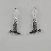 2 sided boot earrings