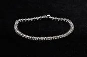 10K WHITE GOLD 3.00 CTW DIAMOND LADIES TENNIS BRACELET 7"
