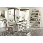 Americana table 4 chairs and bench