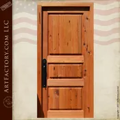 3 Panel Wooden Door: Custom Front Doors, Handmade By Master Craftsmen – CD450