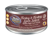 NutriSource Grain Free Turkey & Turkey Liver Select Canned Cat Food