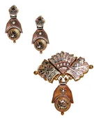 Antique Brooch and Earrings Set