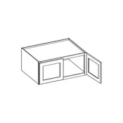 15″ High Wall Refrigerator Cabinet