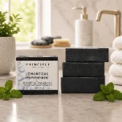 Charcoal + Peppermint Soap Bar