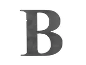 part# 10-SL-B Bare Steel Letters