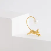 Cat tail earring