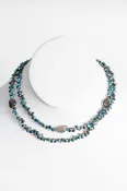 2 Strand Labradorite Beaded Necklace