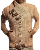 Fashion Casual Button Turtleneck Jacket