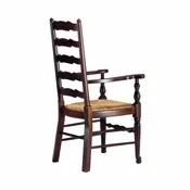COUNTRY LADDER BACK ARM CHAIR