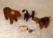 Kit: Needle Felted Nativity Barnyard — Welcome to Esther's Place