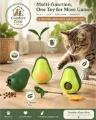 Avocado Interactive Cat Toy & Treat Dispenser