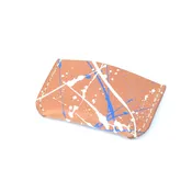 Blue and White Splatter Card Sleeve   — Made Solid