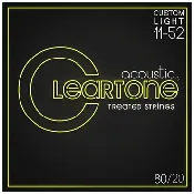 Cleartone 7611 80/20 Bronze Custom Light Strings 11-52