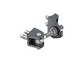 180° Bolt-on 4D adjustable hinge
