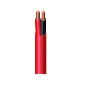 12/2 Solid Unshielded FPLP Red 1000' Plenum, Fire Alarm Cable, 2 Conductor, 12 AWG 122SLD-UFPLP-R-RD