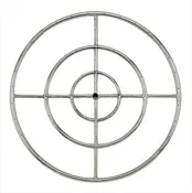 30" Stainless Steel Triple Fire Pit Ring Burner