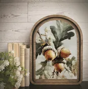 Acorn Leaf Arch Print