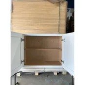 30×24 WHITE SHAKER WALL BRIDGE CABINET