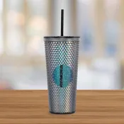 24 oz. Black Diamond Studded Tumbler