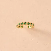 Amélia Green Ring | Agapée Jewelry Waterproof