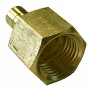 10mm Black Nylon Plastic Fuel Injection Tube To 3/8" Fuel Injection Brass Female Fitting 1pc