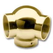 135 Degree Ball Side Outlet Elbow Polished Brass