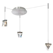 Abra Lighting Atlas 3- Light Octopus Pendant with Diamond Crystal