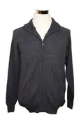Alpaca Blend Steel Gray Cardigan