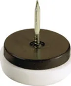 1-1/2 Inch  Plastic Base Nail-On Cushion Glide