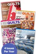 Fons & Porter’s Quick + Easy Quilts Magazine | Yearly Subscriptions