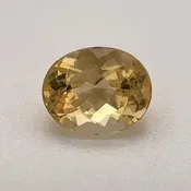 1.11ct Oval Natural Topaz (Colour Yellow, Clarity Eye Clean, Cut Faceted)