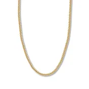 24" Cuban Chain Necklace Solid 14K Yellow Gold Appx. 5mm