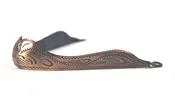 ALM-102-TAG Cowboy Boot Tips - Antique Gold