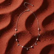 Akoya Pearl & Diamond Kite Necklace