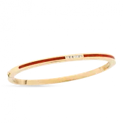 Coral Bangle Bracelet
