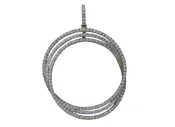 18K White, Yellow and Rose Gold Diamond Pendant