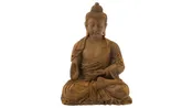 48" Rust Buddha Statue – Elegant Eastern Home Decor