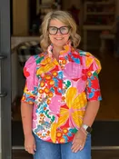 Adrienne Jodie Garden Scape Top